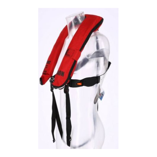 Gilet gonflable automatique 300N + lampe de bateau - Sécurité des personnes - H2R Equipements