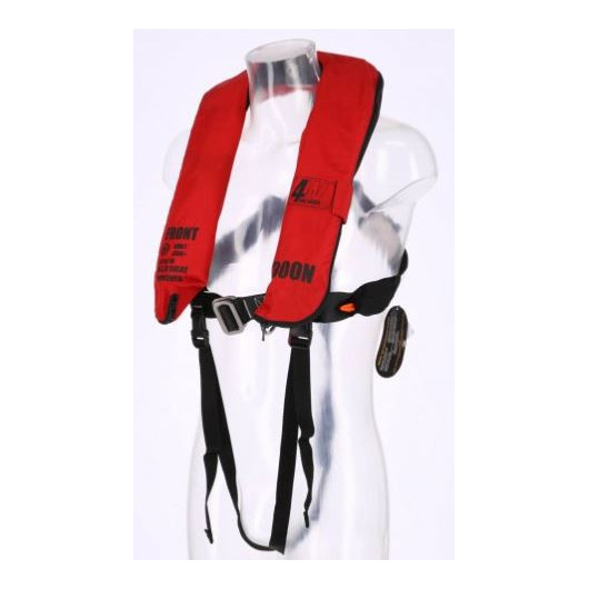 Gilet gonflable automatique 300N + lampe de bateau - Sécurité des personnes - H2R Equipements