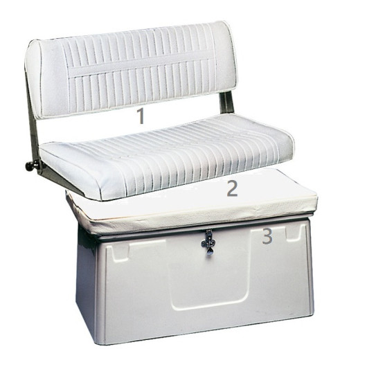 Banquette configurable 80 cm - vedettes et semi-rigides - complet