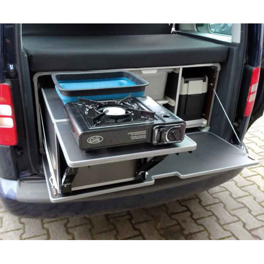REIMO CampingBox M | aménagement coffre arrière fourgon & van | H2R Equipements