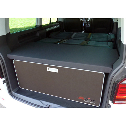 REIMO CampingBox L-CM | aménagement cuisine amovible arrière van VW T5/T6 Multivan & California | H2R Equipements
