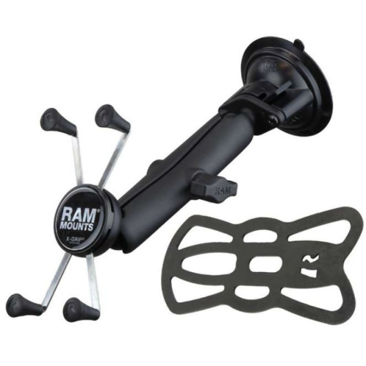 RAM MOUNTS X-Grip Smartphone à ventouse | fixation téléphone camping-car, fourgon & bateau | H2R Equipements