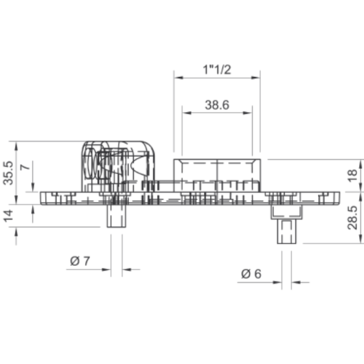 CAN-SB platine de connexion pour réservoir essence ou gasoil du bateau.