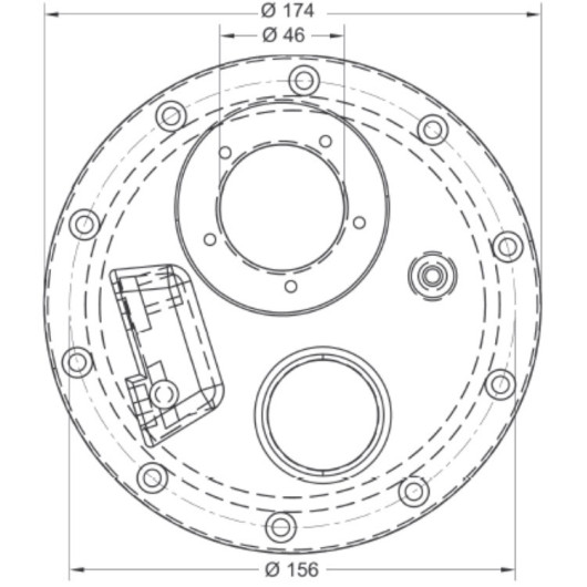 CAN-SB platine de connexion pour réservoir essence ou gasoil du bateau.