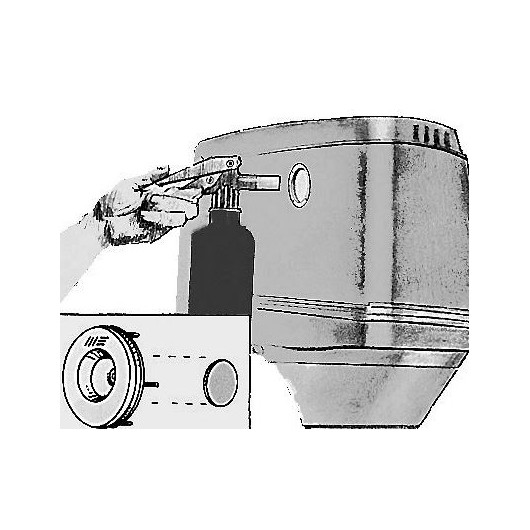 Trappe coupe-feu inox Osculati | oeil d'accès anti-incendie d'extincteur pour bateau |