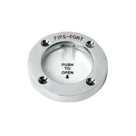 Trappe coupe-feu inox Osculati | oeil d'accès anti-incendie d'extincteur pour bateau