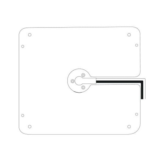 Platine d'adaptation pour fourgon ALDEN - platine de montage pour fourgon et antenne automatique ALDEN.