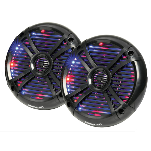 Enceintes Led 80 W - Equipement multimédia bateau - H2R Equipements
