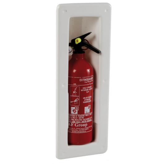 Niche encastré extincteur ANAF 1kg OSCULATI - Incendie bateau - H2R Equipements