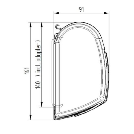 5200 375 THULE - store extérieur anthracite pour camping-car et fourgon aménagé.