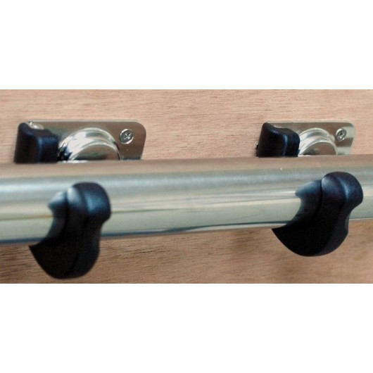 Support rabattable gaffe et canne OSCULATI - Equipement bateau - H2R Equipements