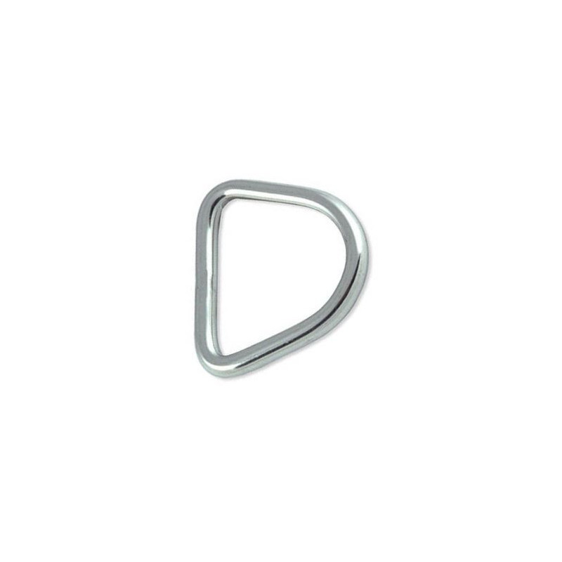 Anneaux (rondelles) Demi-rond En Inox - Diamètre 6mm - Pour Barrette / Bricolage - Marque FP INOX - Neuf