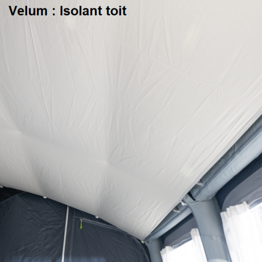 Velum Roof lining  Dometic | isolant toit auvent gonflable camping-car | vue installé