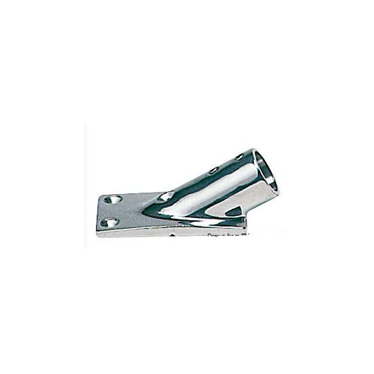 Base inox inclinée ø  22 mm OSCULATI - Equipement de pont bateau - H2R Equipements