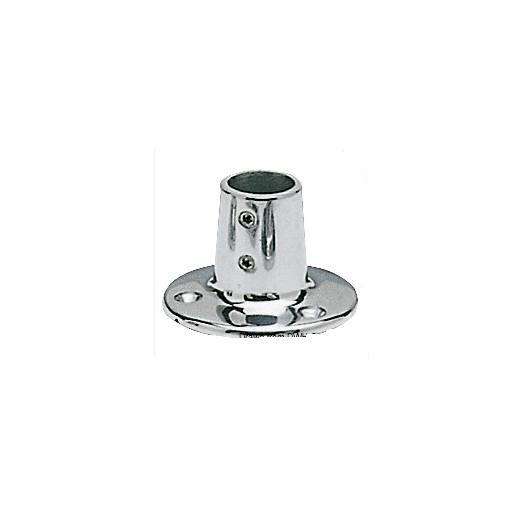 Base balcon rectangulaire ø 25 mm OSCULATI  - Equipement chandelier bateau - H2R Equipements