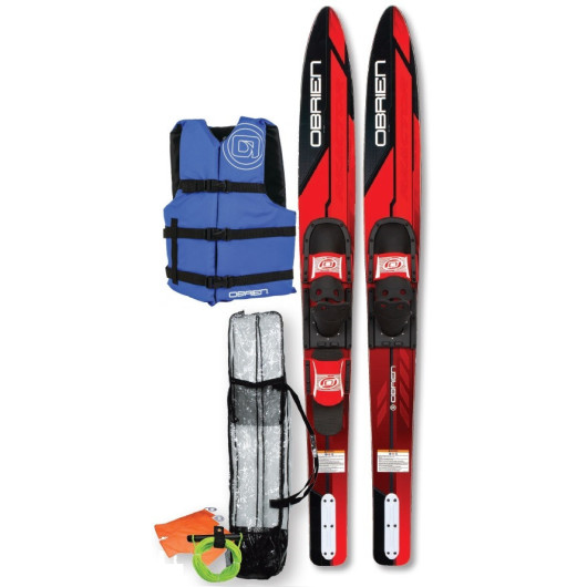 OBRIEN Pack Reactor | ski nautique  combo adulte débutant en pack avec palonnier & flamme | H2R Equipements