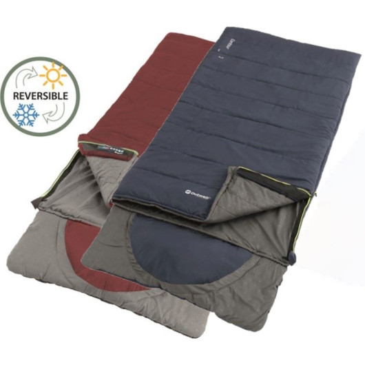 OUTWELL Contour Lux sac de couchage réversible chaud, froid | côté hiver