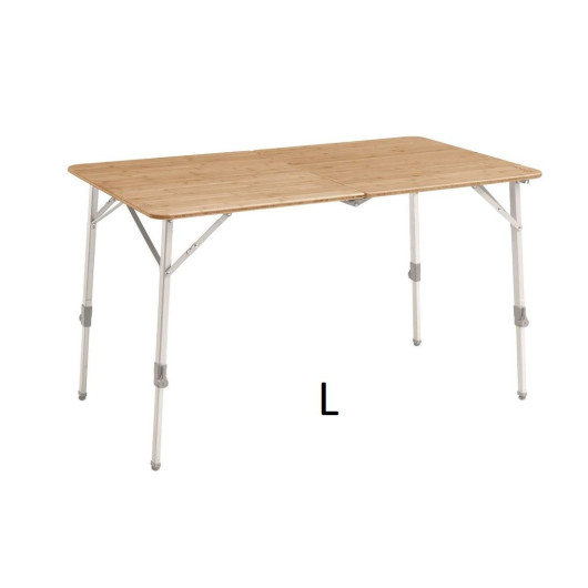 Table pliante plateau plein bambou Custer S/M/L - OUTWELL - Table de camping