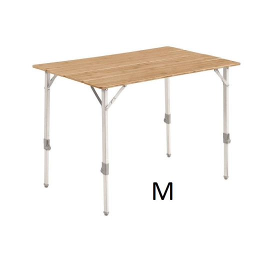Table pliante plateau plein bambou Custer S/M/L - OUTWELL - Table de camping