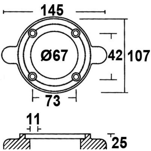 Anode collier SailDrive Yanmar OSCULATI - Equipement moteur bateau - H2R Equipements