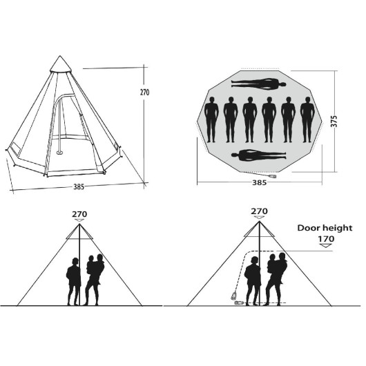 EASY CAMP Moonlight Tipi