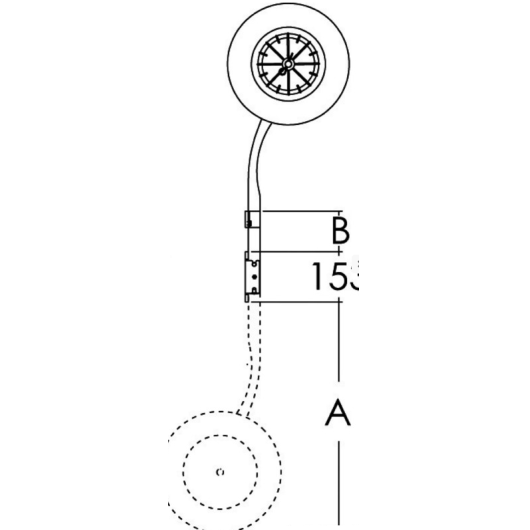 Paire de roue jumelée relevables OSCULATI  - Equipement annexe - H2R Equipements