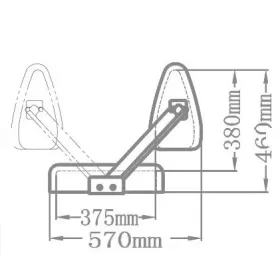 OSCULATI Siège Reverso Siège pilotage réversible 1 place OSCULATI - Equipement moteur - H2R Equipements