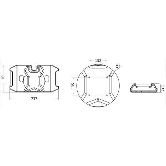 Siège pêche bateau avec porte-canne OSCULATI - Equipement bateau - H2R Equipements