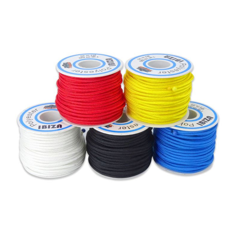 Corde Flotteur 30m Ø8mm Orange Haute Visibilité - IPEA Made In Italy - Parfaite Pour Bateaux Et Bouées
