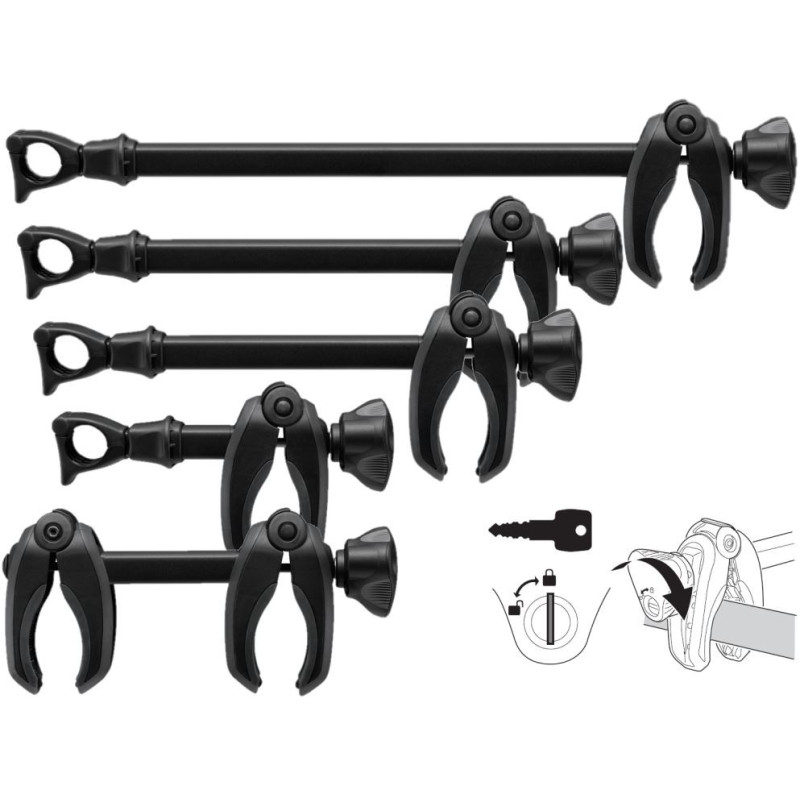 Cadre Bras De Fixation Thule 2331220931 - Pour Porte-Vélo 924/926, Noir, 30x5x5cm