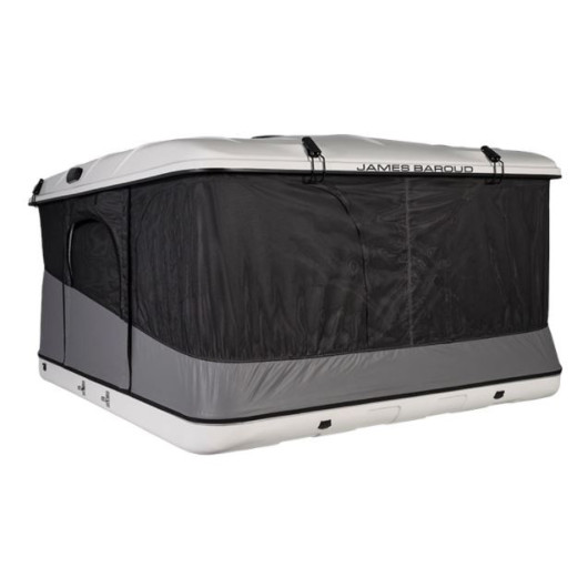 Grand Raid Evo JAMES BAROUD - tente de toit à coque rigide spacieuse pour 2 à 3 personnes, parfaite pour les vans.