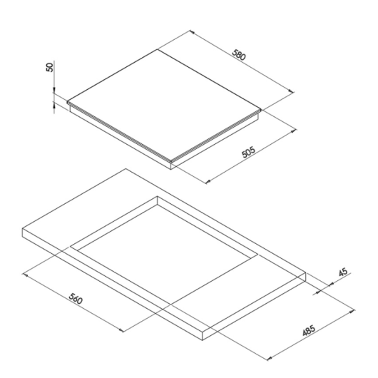 CAN Plaque de cuisson PT1358