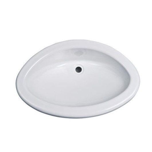 Lavabo ovale 500 x 340 mm COMET Confort à bord en fourgon aménagé