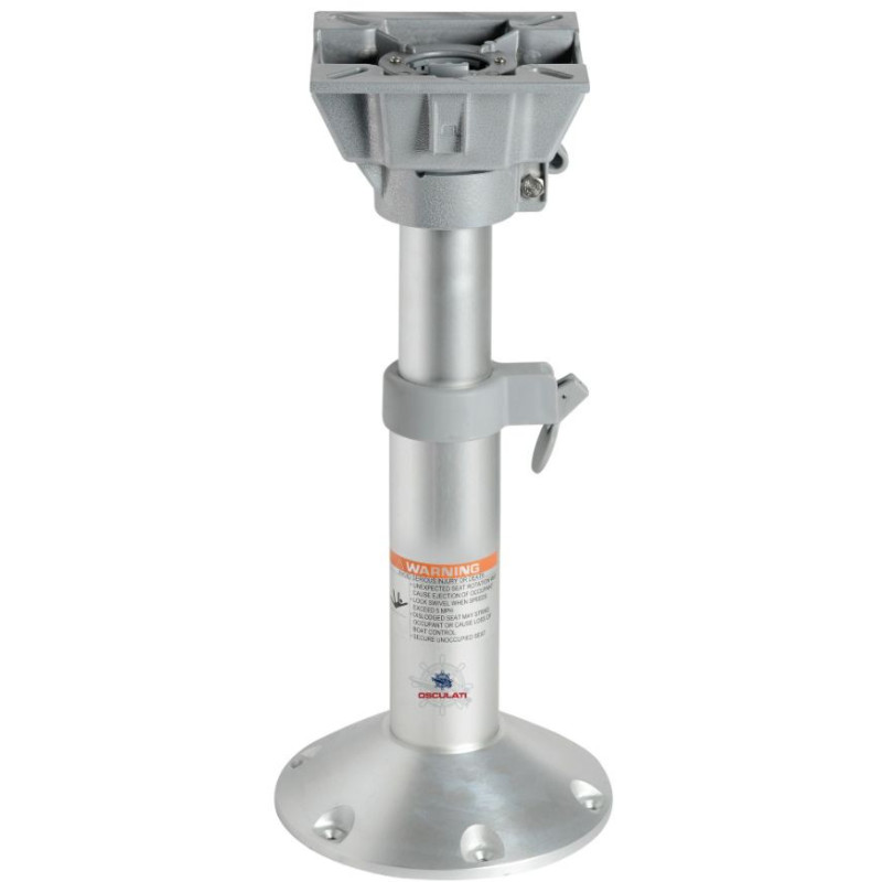Pied De Siège Réglable Pour Bateau Et Ponton - Acier Inoxydable, Hauteur 55-75 Cm - Amovible Sans Outil