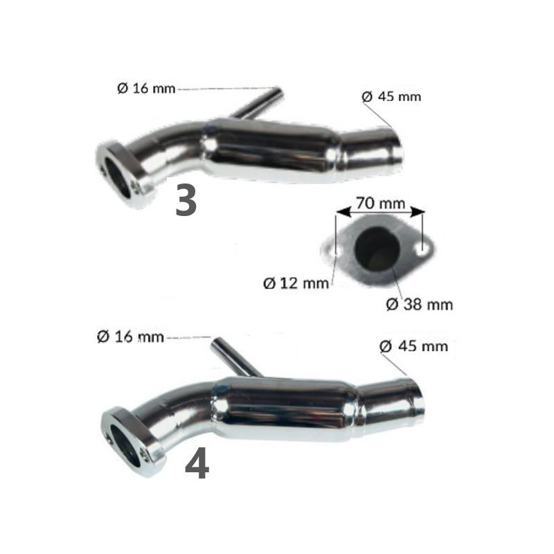 Genou D'Échappement Volvo 3.0L MD - Neuf - Pièce Bateau