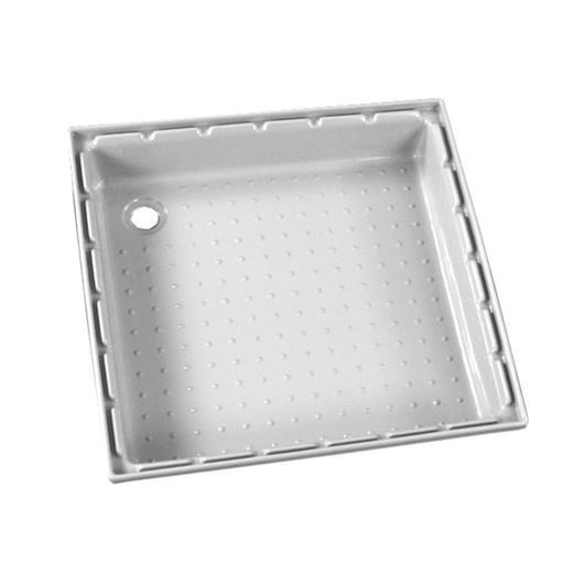 Bac à douche 650 x 650 mm  Thermoform | Receveur de douche en camping-car et van