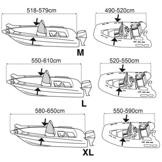 TREM Housse de bateau : équipement idéal pour protéger les vedettes et semi-rigides