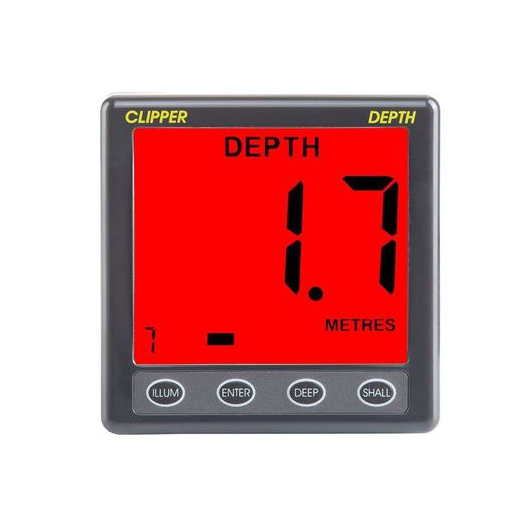NASA Afficheur Clipper DEPTH - Instrument de navigation bateau - H2R Equipements.