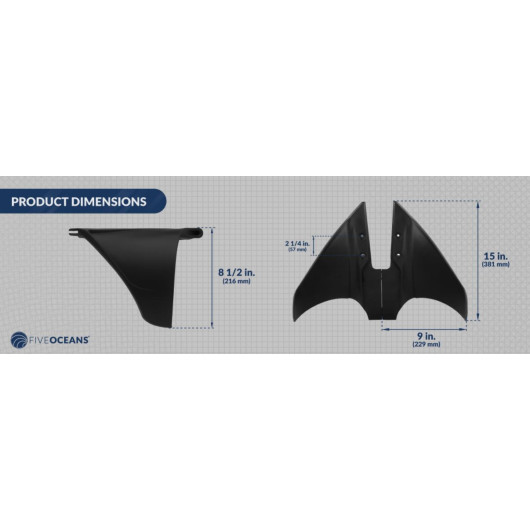 Hydrostabilisateur 40 à 250 CV FIVEOCEANS Flaps équipements moteurs 