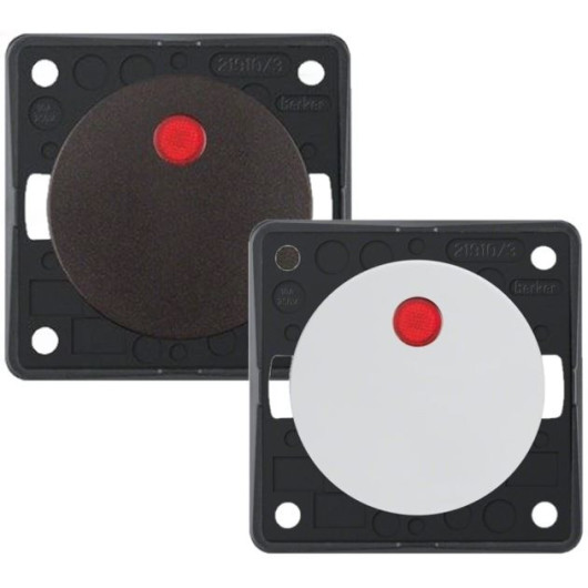 BERKER Interrupteur 12V à voyant pour bateau et camping-car.