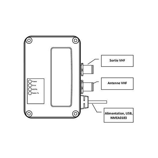 AMEC  Récepteur AIS CYPHO-150S - Electronique bateau - H2R Equipements.