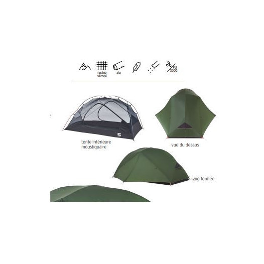 Jaya 2 JAMET Tente pour deux personnes en camping