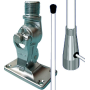 Zoom rotule inox antenne VHF en fibre Banten vedette 150 cm rotule démontable | VHF & communication bateau