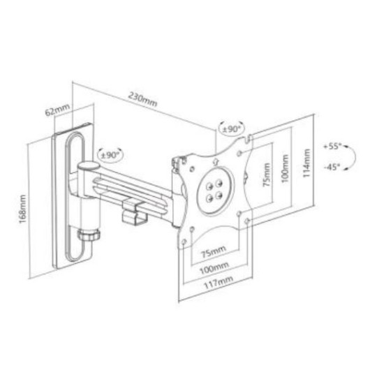 ANTARION Support TV 1 bras