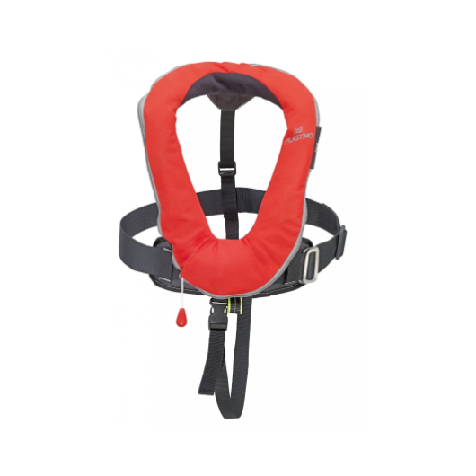 PLASTIMO Gilet Evo-J Rouge UML5 - Gilet gonflable automatique - H2R Equipements.