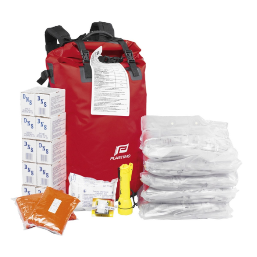 PLASTIMO Grab bag 8 personnes - Accessoire radeau de survie bateau - H2R Equipements.