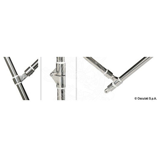 OSCULATI Bimini 4 arceaux Inox