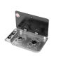 CAN Hoodiny 2 feux rectangle gaz pour bateau et camping-car.