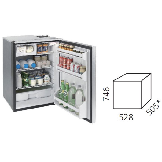 Cruise EL 130 Silver ISOTHERM - frigo à compression 130L de bateau et fourgon