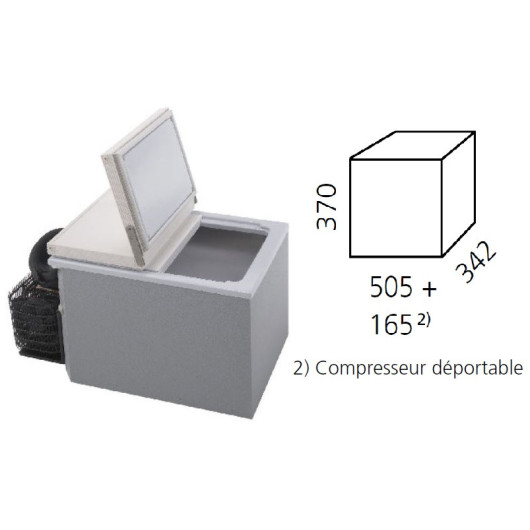 Built-In BI 29 Dual ISOTHERM - frigo 12/24 V bahut bateau & camping-car